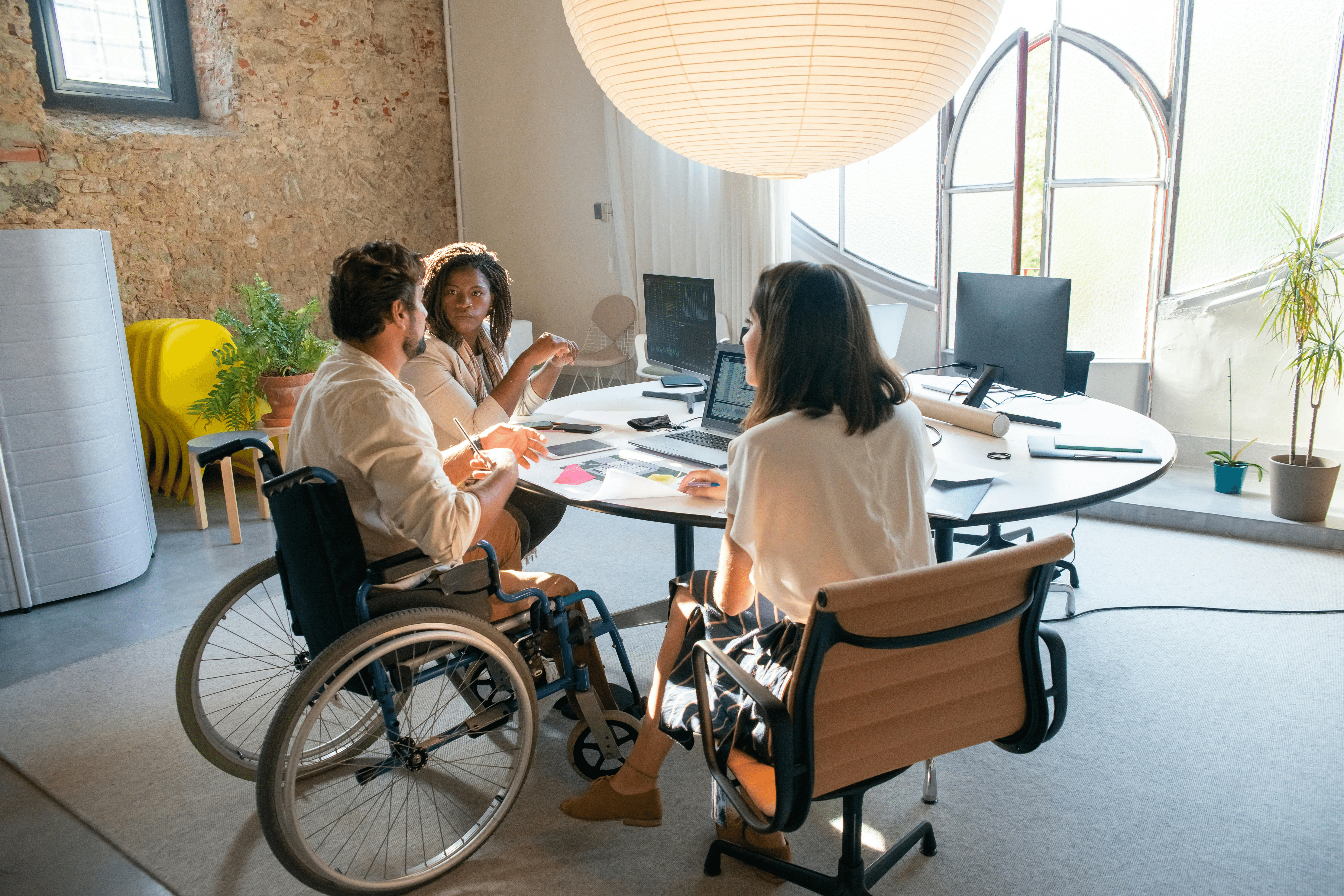 People Having a Meeting at the Office